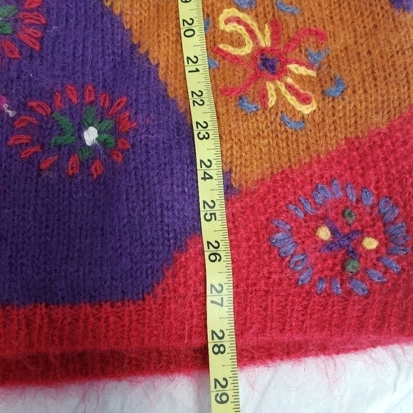 VINTAGE SiBA Mohair Lined Ski Sweater Tunic EUC - Picture 8 of 16